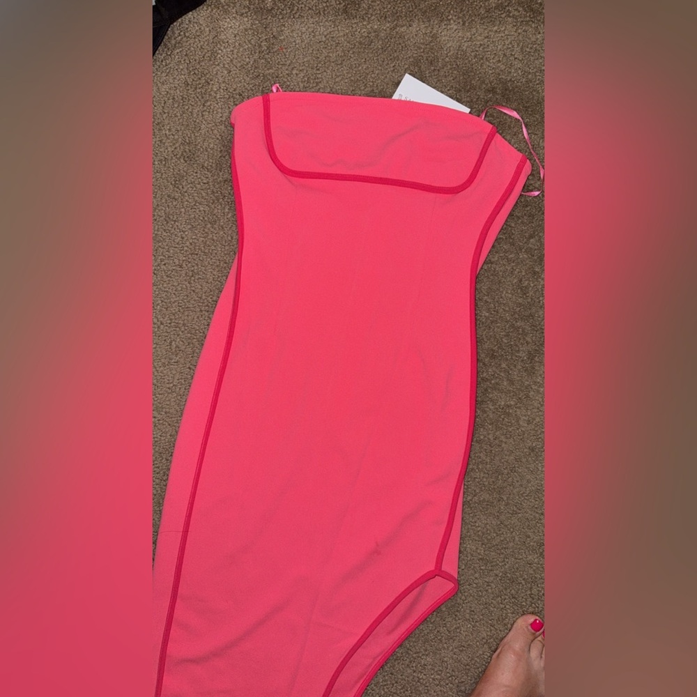 Strapless Pink Dress - Picture 3 of 3